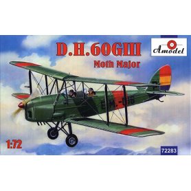 Amodel 1:72 72283 D.H.60 GIII MOTH MAJOR