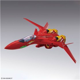 Bandai 66315 HG 1/100 MACROSS VF-19 CUSTOM FIRE VALKYRIE WITH SOUND BOOSTER GUN66315