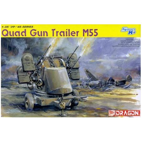 Dragon 1:35 6421 QUAD GUN TRAILER M55