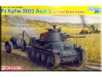 Dragon 1:35 6435 PZ.KPFW.38(T) AUSF.S MIT FUEL DRUM TRAILER