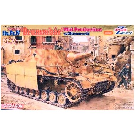 Dragon 1:35 Sd.Kfz.166 Sturmpanzer IV Brummbar w/Zimmerit 