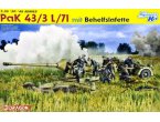 Dragon 1:35 PaK.43/3 L/71 mit Behelfslafette 