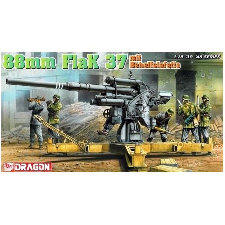 Dragon 1:35 88mm Flak 37 mit Behelfslafette 