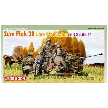 DRAGON 6546 2 CM FLAK 38 LATE 1/35