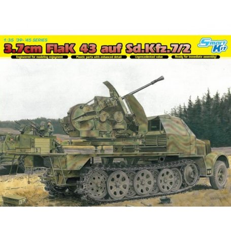 DRAGON 6553 SDKFZ 7 W/3,7CM FLAK 43