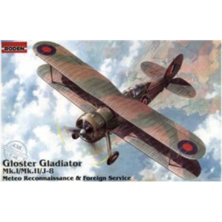 Roden 1:72 438 GLOSTER GLADIATOR II 1/72