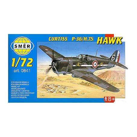 SMER 0841 CURTISS P-36/H75 HAWK