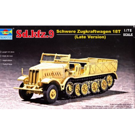 TRUMPETER 07252 SDKFZ 9 SCHW. 18T