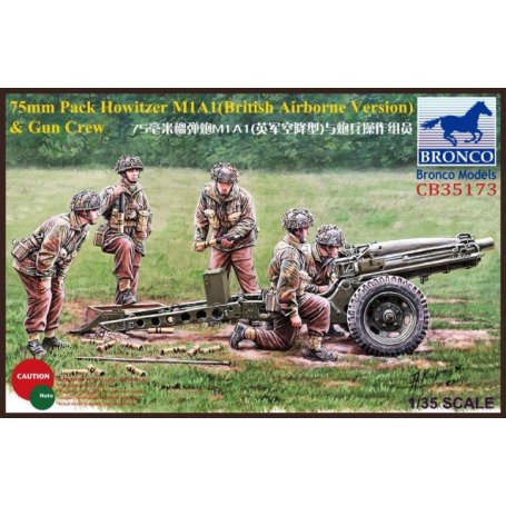 BRONCO CB35173 75mm howitzer M1A1 & gun crew