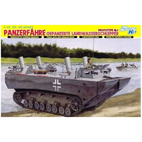 Dragon 1:35 Panzerfahre Gepanzerte Landwasserschlepper Prototype Nr.1