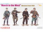 Dragon 1:35 MARCH TO THE WEST / WESTERN FRONT 1940 | 4 figurki |
