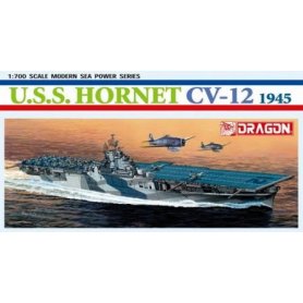 Dragon 1:700 7085 U.S.S. HORNET CV-12 1945
