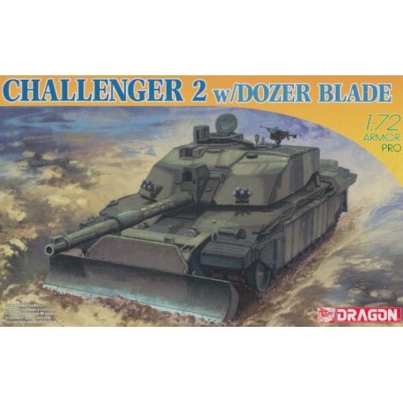 Dragon 1:72 7285 CHALLENGER 2 w/DOZER BLADE