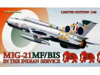 Eduard 1:48 Mikoyan-Gurevich MiG-21MF/ BIS in the Indian service Limited Edition