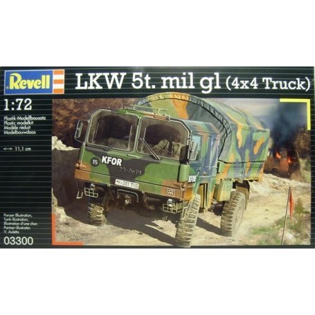 REVELL 1:72 03300 LKW 5T. MIL GL (4x4 Truck)