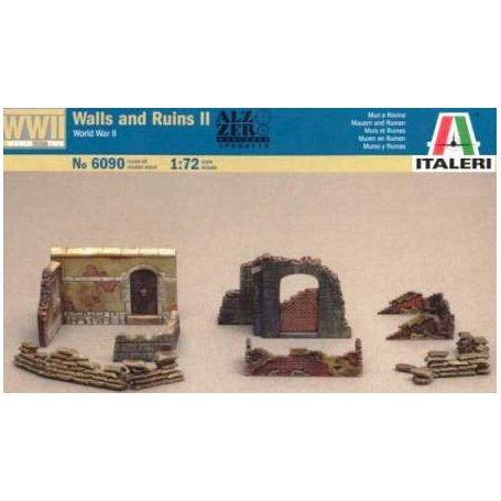 Italeri Models Battlefield Buildings WWII Kit 