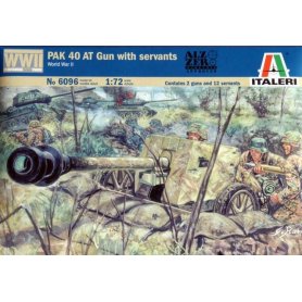 ITALERI 6096 WWII PAK40 W/S.