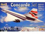 Revell 1:144 Concorde | Model Set | Zestaw z farbami |