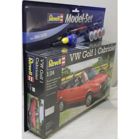 REVELL 67071 1/24 VW GOLF 1 CABRIO - MODEL SET