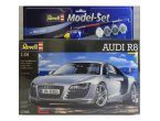 Revell 1:24 Audi R8 - MODEL SET - w/paints 