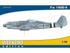 Eduard 1:48 Focke Wulf Fw-190 D-9 WEEKEND edition