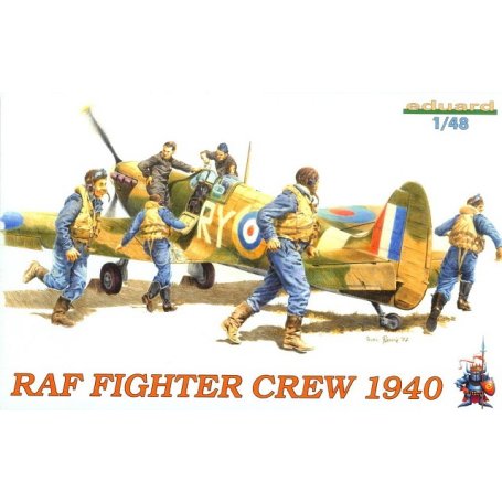 Eduard 1:48 RAF fighter crew 1940 | 6 figurines | 