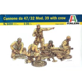 Italeri 6490 Cannone DA 47/32 Mod.39 with crew