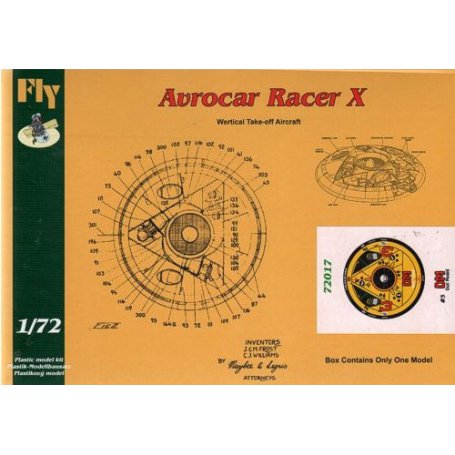 FLY 72017 AVROCAR RACER X DM DUZI M