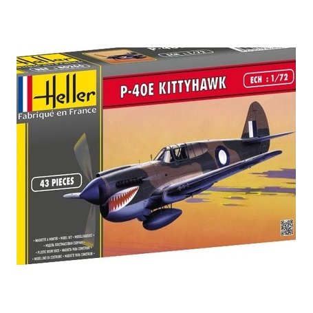 HELLER 80266 P-40E KITTYHAWK