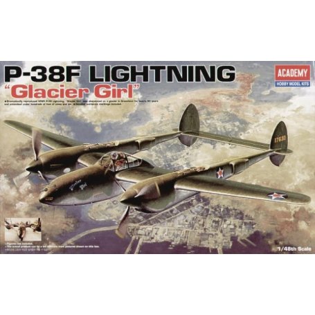 ACADEMY 1:48 12208 P-38F LIGHTNING