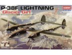 Academy 1:48 P-38F Lightning GLACIER GIRL 