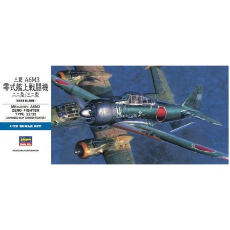 HASEGAWA D26-01456 MITSUB.A6M3 ZERO