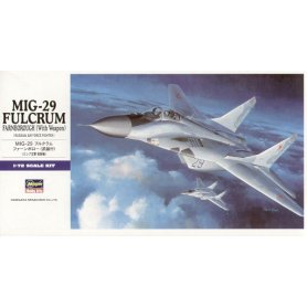 Hasegawa 1:72 Mikoyan-Gurevich MiG-29 Fulcrum Farnborough w/weapon 