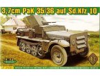 ACE 1:72 3.7cm PaK 35/36 auf Sd.Kfz.10