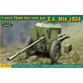 ACE 72523 FRENCH 25MM AT GUN SA MIE