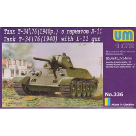 UM 336 CZOĹG T-34/76 Z DZIAĹEM Ĺ-11