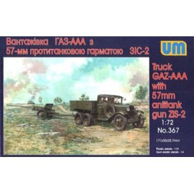 UM 367 GAZ AAA Z DZIAĹEM ZIS-2 1/72