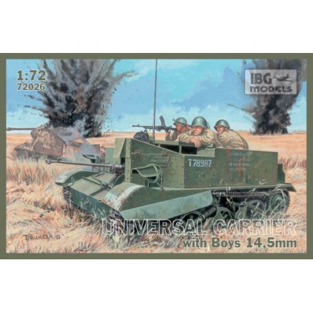 IBG 1:72 Universal Carrier w/14,5mm Boys gun and crew 