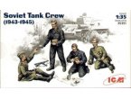 ICM 1:35 SOVIET TANK CREW / 1943-45 | 4 figurki |