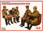 ICM 1:35 SOVIET ARMY SERVICEMEN / 1979-1991 | 5 figurines | 