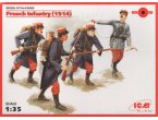 ICM 1:35 FRENCH INFANTRY / 1914 | 4 figurines | 