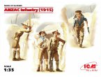 ICM 1:35 Piechota ANZAC / 1915 | 4 figurki |