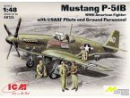 ICM 1:48 North American P-51B Mustang w/USAF personnel