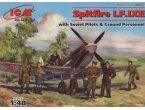 ICM 1:48 Supermarine Spitfire LF.IXe w/USSR pilots and ground personnel