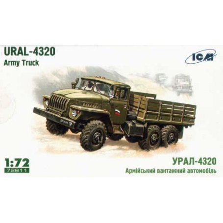 ICM 1:72 URAL-4320 - RUSSIAN ARMY TRUCK 