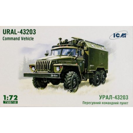 ICM 72612 URAL 4320 COMMAND POST
