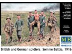 MB 1:35 BRITISH AND GERMAN SOLDIERS / Somme Battle 1916 | 6 figurines |