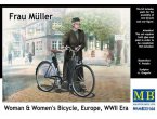 MB 1:35 FRAU MULLER w/bicycle / Europa WWII