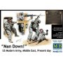 MB 1:35 MAN DOWN! - US MODERN ARMY, MIDDLE EAST, PRESENT DAY 