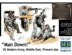 MB 1:35 MAN DOWN! - US MODERN ARMY, MIDDLE EAST, PRESENT DAY